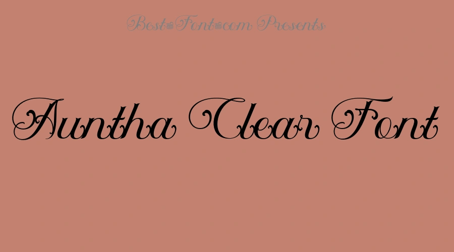 Auntha Clear Font