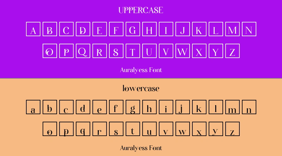 Auralyess Font Preview