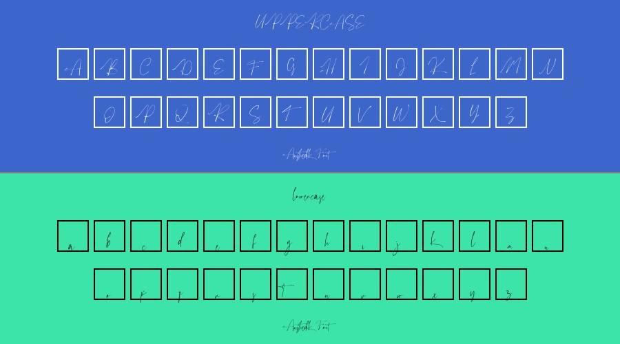 Austhedik Font Preview