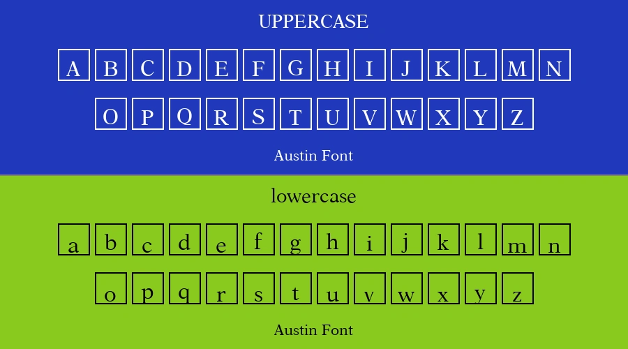 Austin Font Preview
