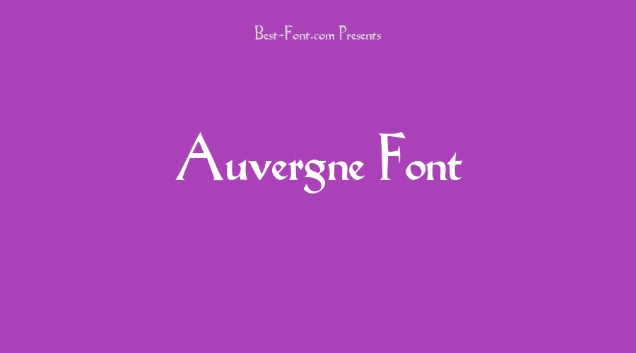 Auvergne Font