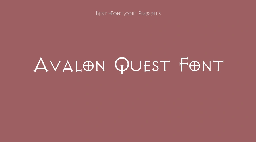 Avalon Quest Font