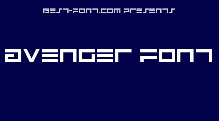 Avenger Font