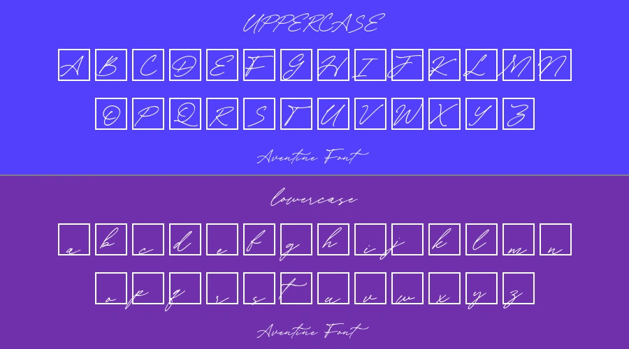 Aventine Font Preview