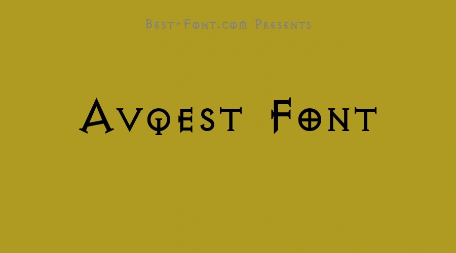 Avqest Font