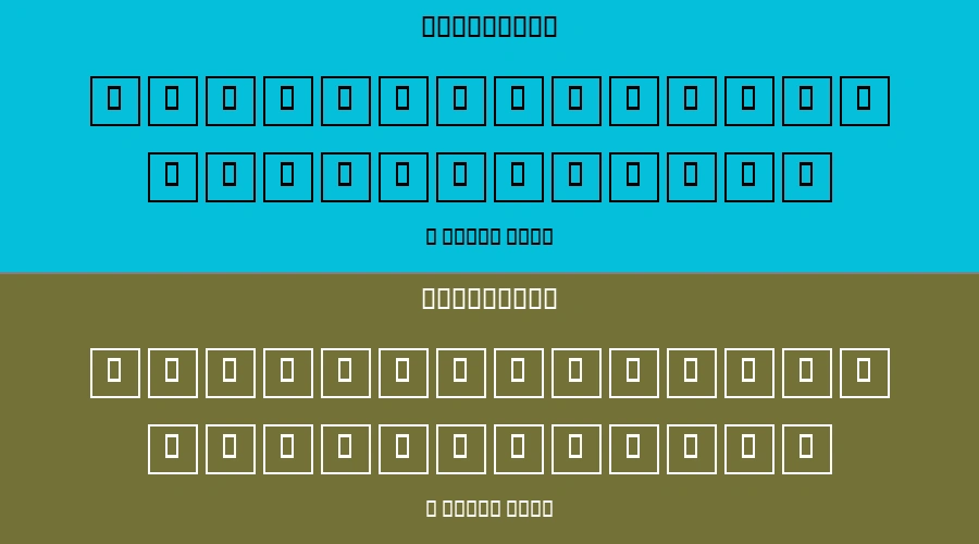 B Zaman Font Preview