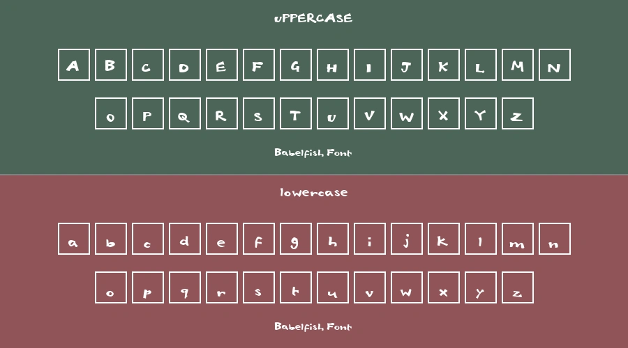 Babelfish Font Preview
