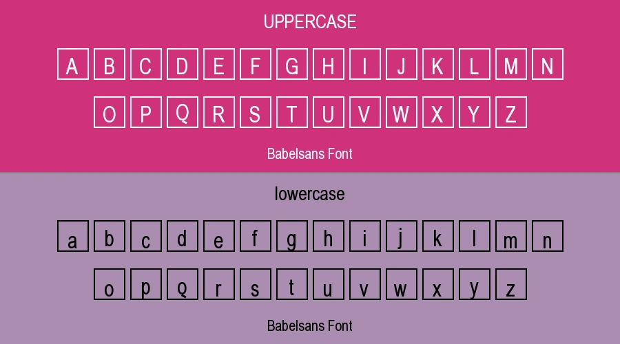 Babelsans Font Preview