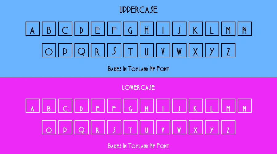 Babes In Toyland Nf Font Preview