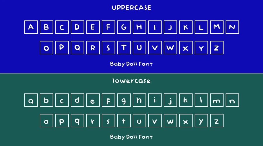 Baby Doll Font Preview