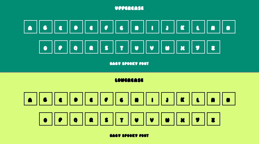 Baby Spooky Font Preview