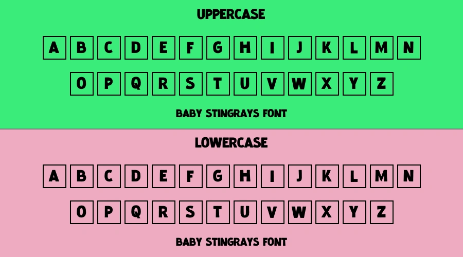 Baby Stingrays Font Preview