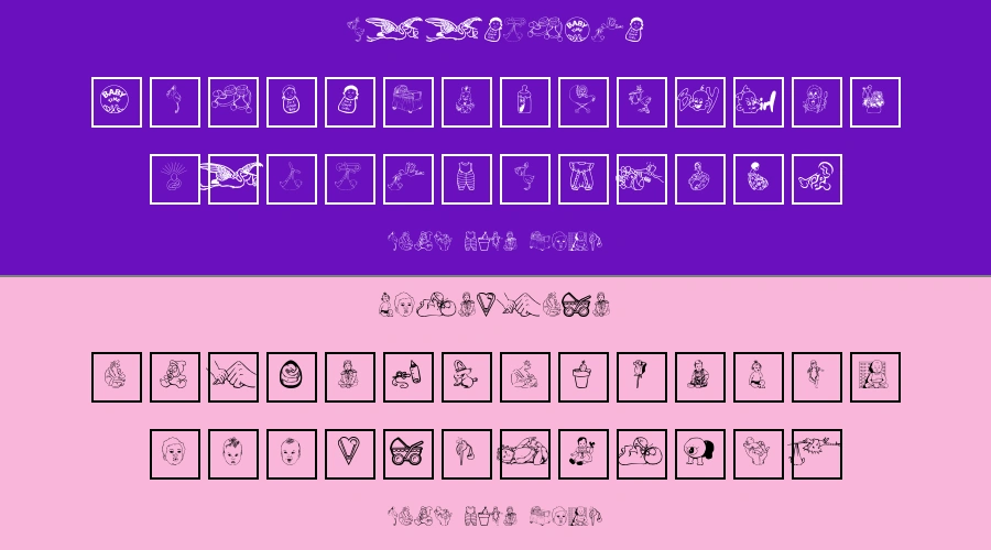 Baby Time Font Preview