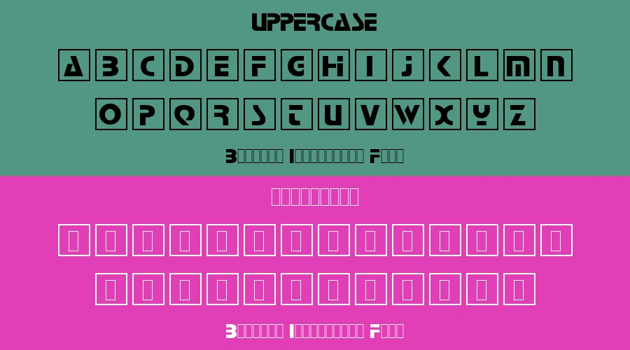 Babylon Industrial Font Preview