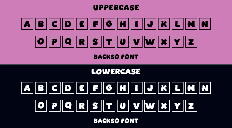 Backso Font Preview