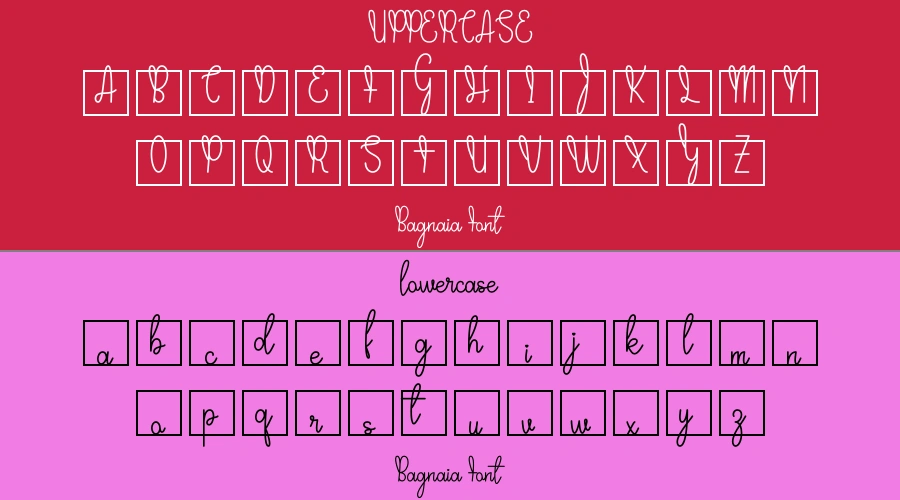 Bagnaia Font Preview