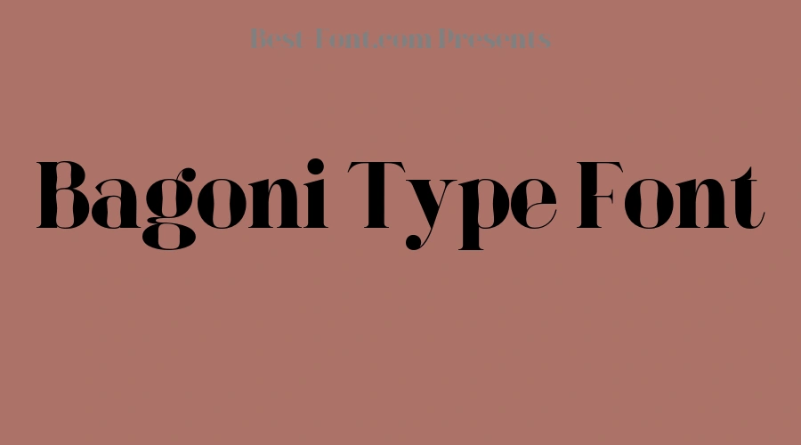 Bagoni Type Font