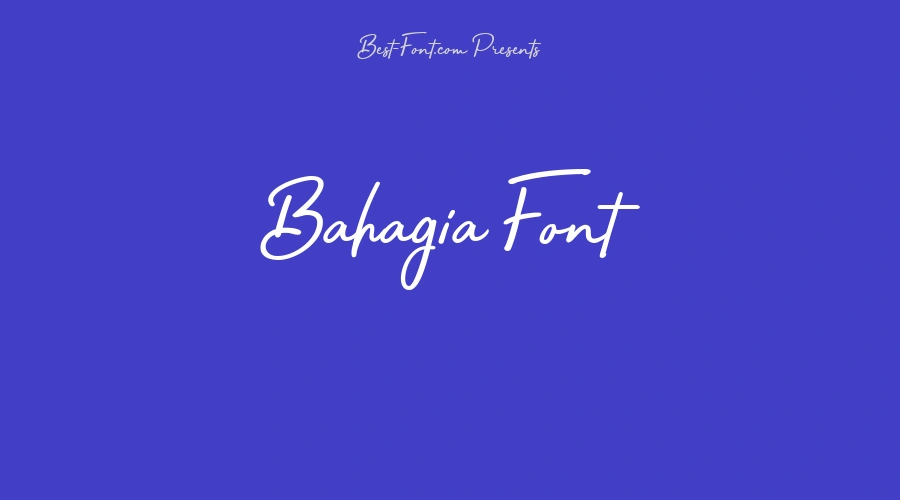 Bahagia Font