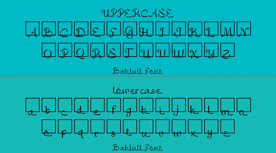 Bahlull Font Preview