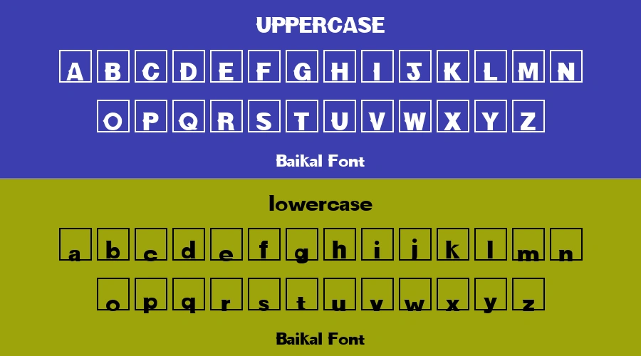 Baikal Font Preview