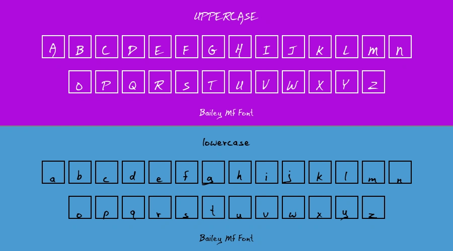 Bailey Mf Font Preview