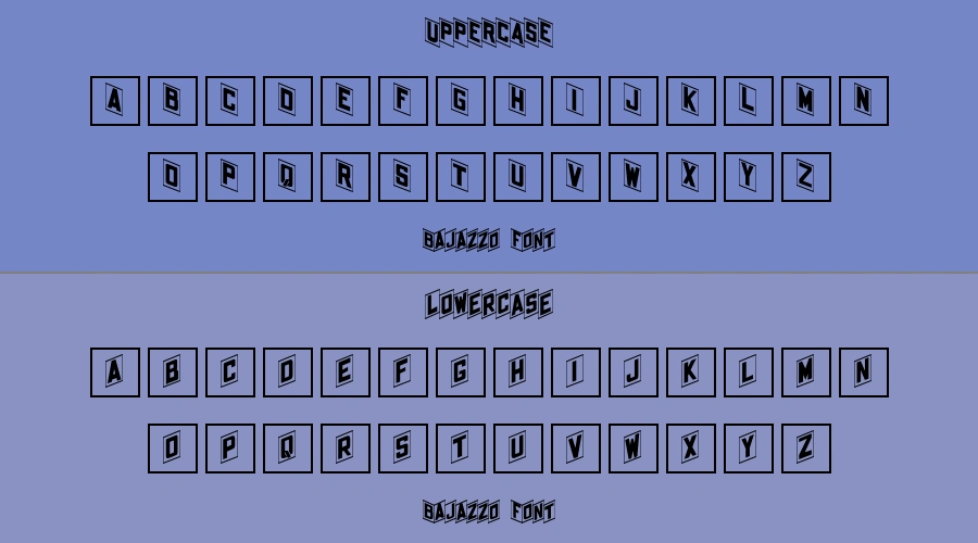 Bajazzo Font Preview