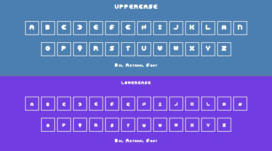 Bal Astaral Font Preview