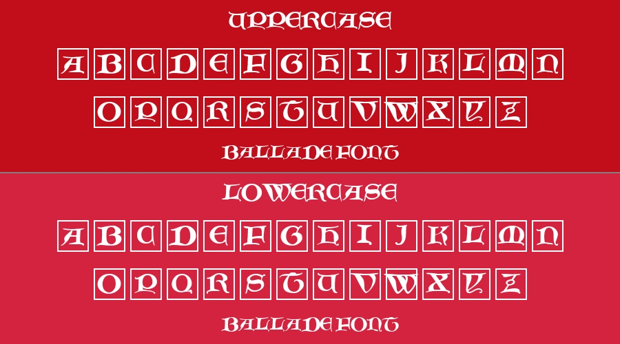Ballade Font Preview