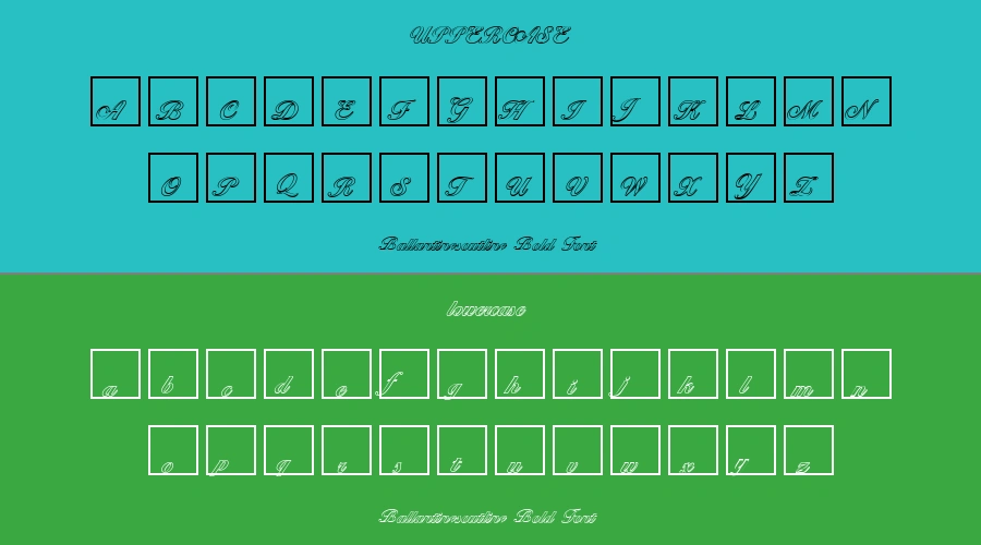 Ballantinesoutline Bold Font Preview