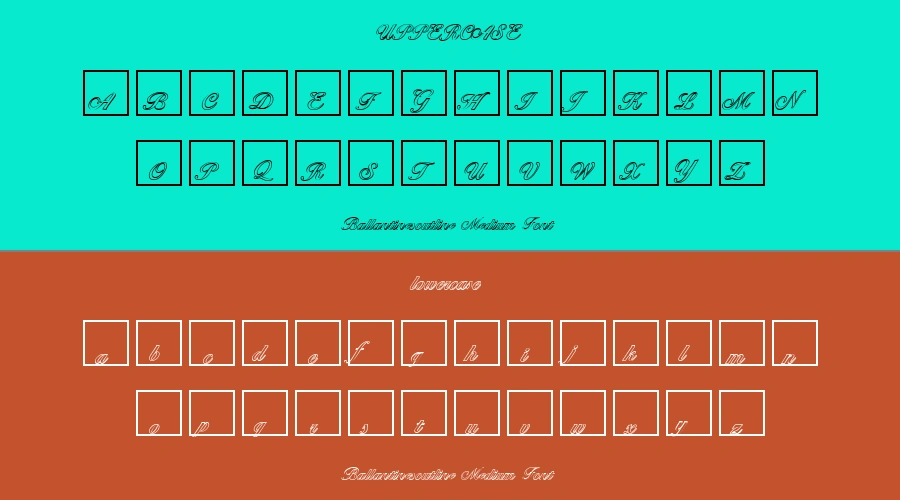 Ballantinesoutline Medium Font Preview