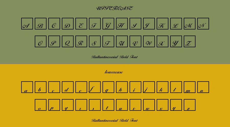 Ballantinesserial Bold Font Preview