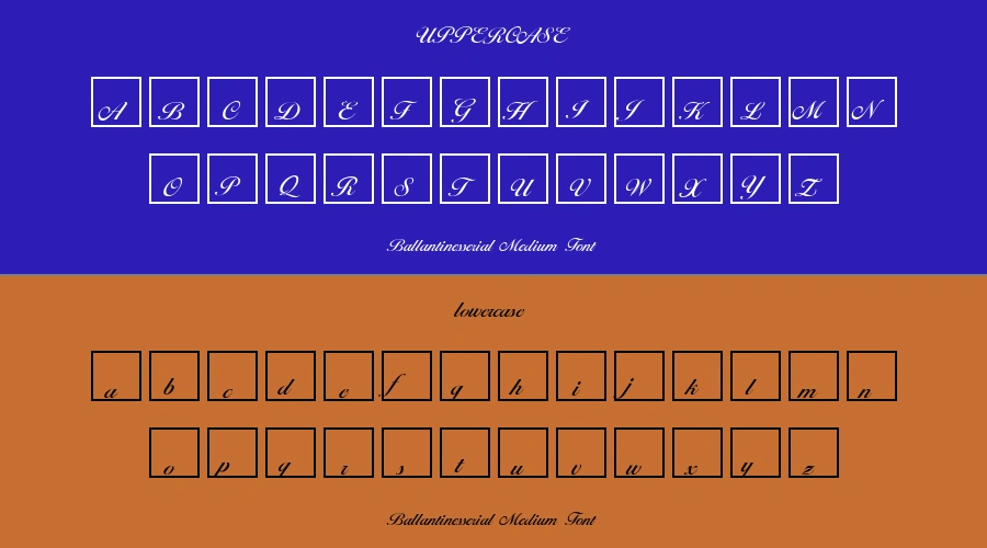 Ballantinesserial Medium Font Preview