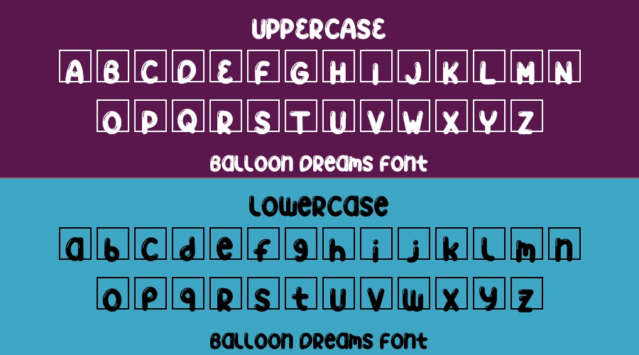Balloon Dreams Font Preview