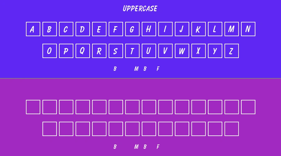 Balloon Mn Bold Font Preview