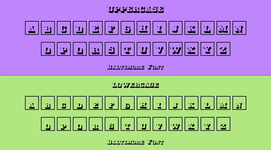 Baltimore Font Preview