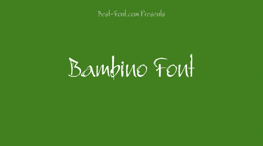 Bambino Font