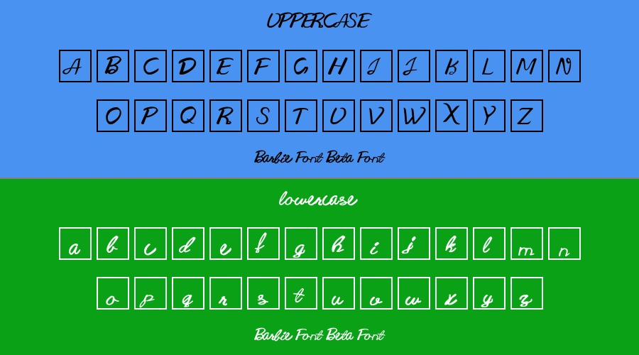 Barbie Font Beta Font Preview