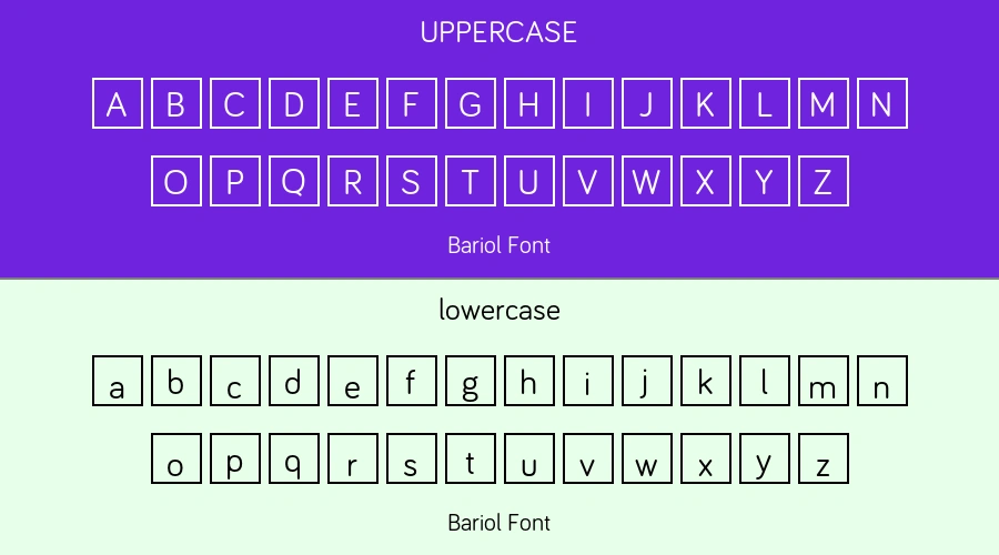 Bariol Font Preview