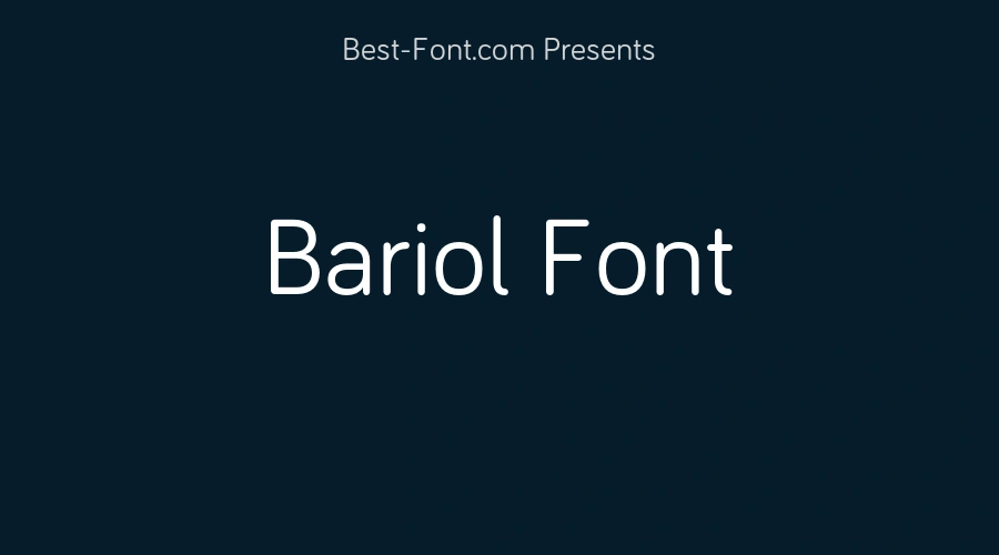 Bariol Font