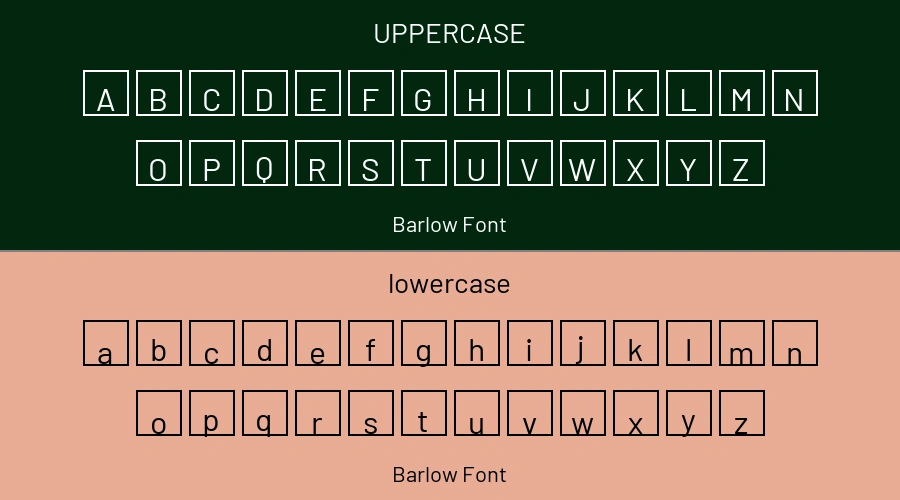 Barlow Font Preview