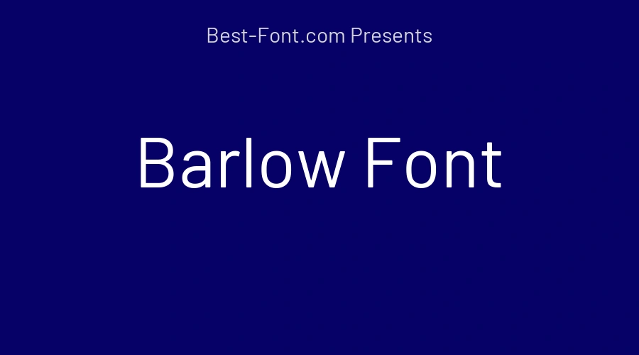 Barlow Font