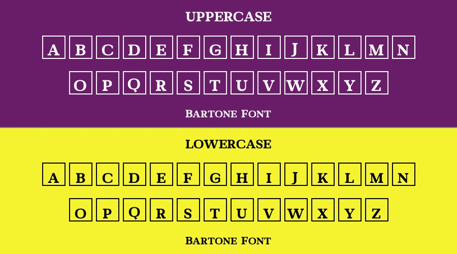 Bartone Font Preview