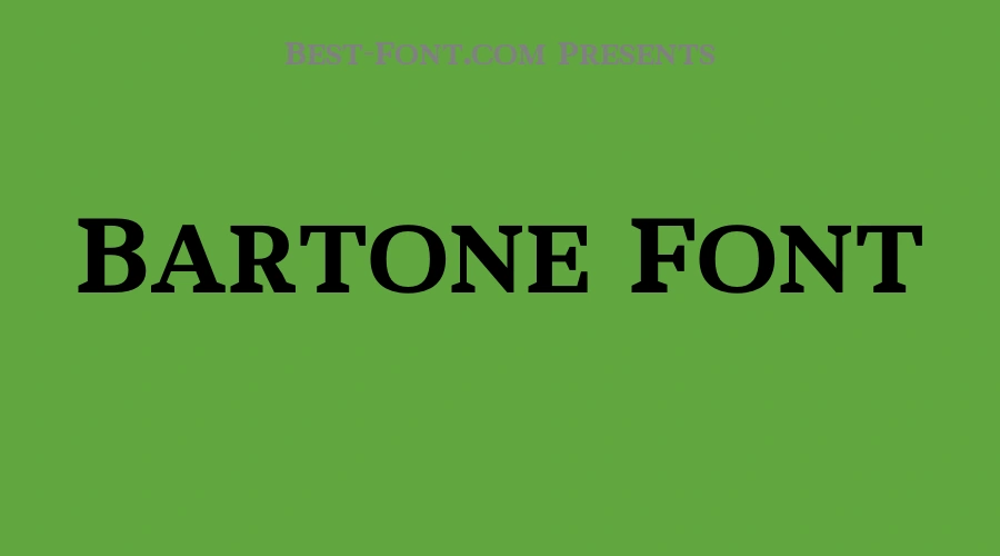 Bartone Font