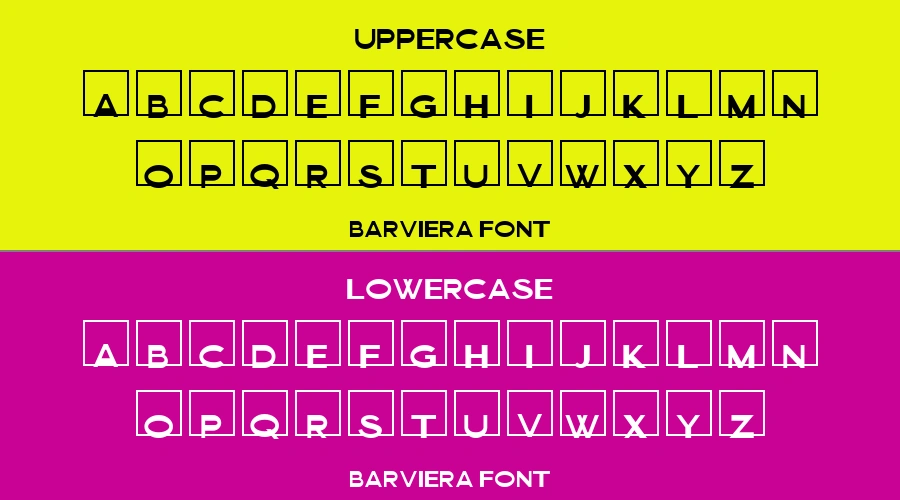 Barviera Font Preview