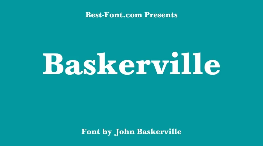 Baskerville Font