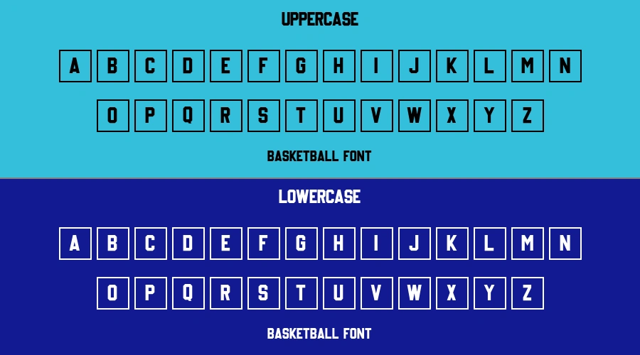 Basketball Font Preview