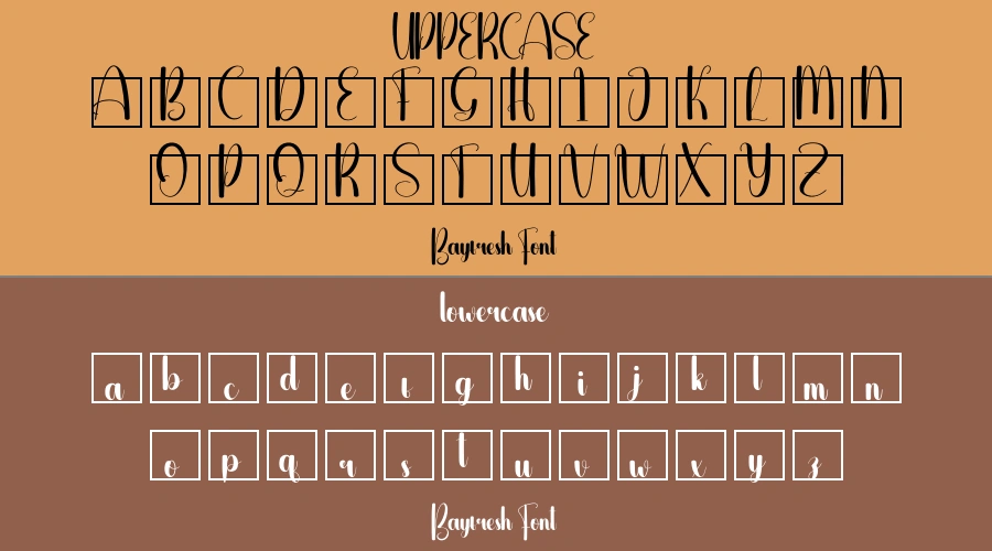 Bayfresh Font Preview