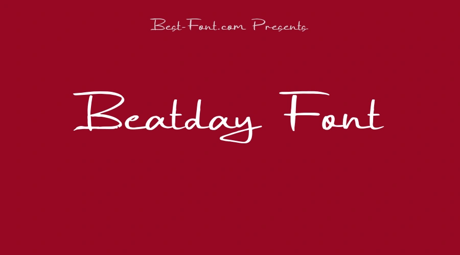 Beatday Font