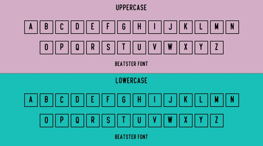 Beatster Font Preview