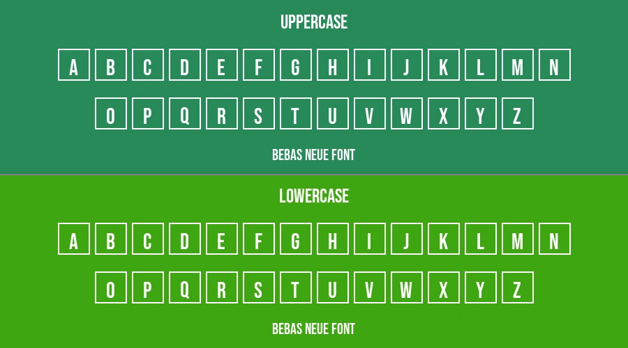 Bebas Neue Font Preview